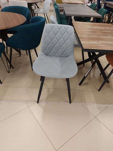 Стул на металлокаркасе Баодин зеленый / белый из шоурума 1